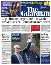 The Guardian () Newspaper Front Page for 12 November 2021