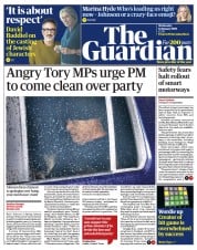 The Guardian () Newspaper Front Page for 12 January 2022
