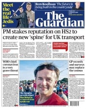 The Guardian () Newspaper Front Page for 12 February 2020