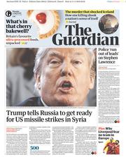 The Guardian () Newspaper Front Page for 12 April 2018