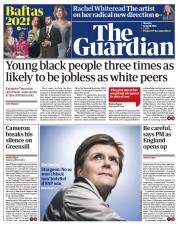 The Guardian () Newspaper Front Page for 12 April 2021