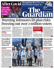 The Guardian () Newspaper Front Page for 12 May 2021