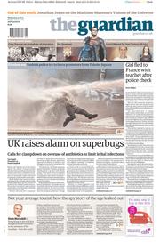 The Guardian () Newspaper Front Page for 12 June 2013