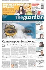 The Guardian () Newspaper Front Page for 12 July 2014