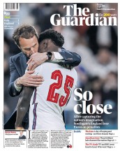The Guardian () Newspaper Front Page for 12 July 2021