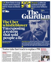 The Guardian () Newspaper Front Page for 12 July 2022