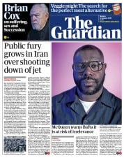 The Guardian () Newspaper Front Page for 13 January 2020