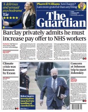 The Guardian () Newspaper Front Page for 13 January 2023
