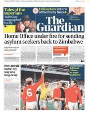 The Guardian () Newspaper Front Page for 13 February 2019