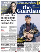 The Guardian () Newspaper Front Page for 13 May 2022