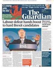 The Guardian () Newspaper Front Page for 13 June 2019