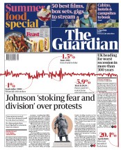The Guardian () Newspaper Front Page for 13 June 2020