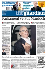 The Guardian () Newspaper Front Page for 13 July 2011