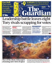 The Guardian () Newspaper Front Page for 13 July 2022