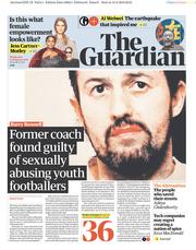 The Guardian () Newspaper Front Page for 14 February 2018