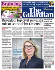 The Guardian () Newspaper Front Page for 14 April 2021