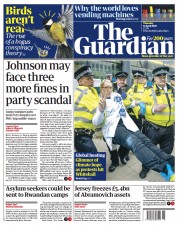 The Guardian () Newspaper Front Page for 14 April 2022
