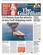 The Guardian () Newspaper Front Page for 14 June 2019