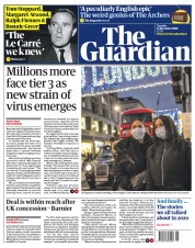 The Guardian () Newspaper Front Page for 15 December 2020
