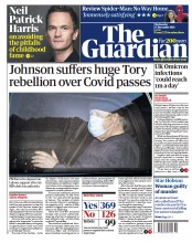 The Guardian () Newspaper Front Page for 15 December 2021