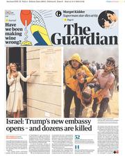 The Guardian () Newspaper Front Page for 15 May 2018