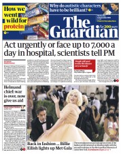 The Guardian () Newspaper Front Page for 15 September 2021