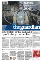 The Guardian () Newspaper Front Page for 16 October 2014