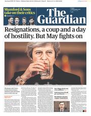 The Guardian () Newspaper Front Page for 16 November 2018