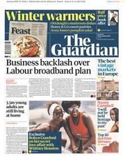 The Guardian () Newspaper Front Page for 16 November 2019
