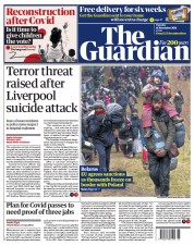 The Guardian () Newspaper Front Page for 16 November 2021