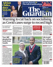 The Guardian () Newspaper Front Page for 16 December 2021
