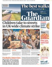 The Guardian () Newspaper Front Page for 16 February 2019