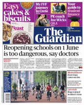 The Guardian () Newspaper Front Page for 16 May 2020