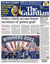 The Guardian () Newspaper Front Page for 16 May 2022