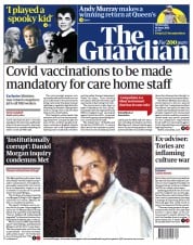 The Guardian () Newspaper Front Page for 16 June 2021