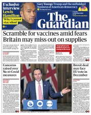 The Guardian () Newspaper Front Page for 17 November 2020