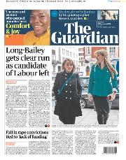 The Guardian () Newspaper Front Page for 17 December 2019
