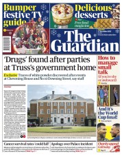 The Guardian () Newspaper Front Page for 17 December 2022