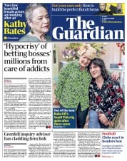 The Guardian () Newspaper Front Page for 17 January 2020