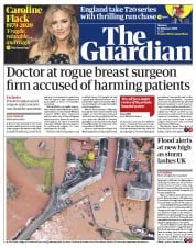 The Guardian () Newspaper Front Page for 17 February 2020