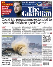 The Guardian () Newspaper Front Page for 17 February 2022