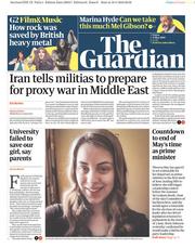 The Guardian () Newspaper Front Page for 17 May 2019