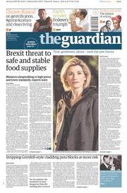 The Guardian () Newspaper Front Page for 17 July 2017