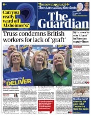 The Guardian () Newspaper Front Page for 17 August 2022