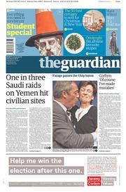 The Guardian () Newspaper Front Page for 17 September 2016