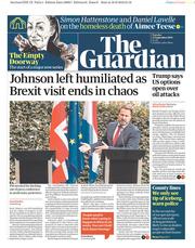 The Guardian () Newspaper Front Page for 17 September 2019