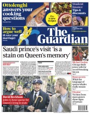 The Guardian () Newspaper Front Page for 17 September 2022