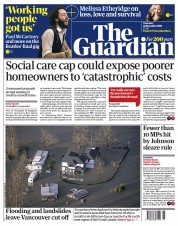 The Guardian () Newspaper Front Page for 18 November 2021