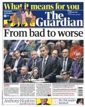 The Guardian () Newspaper Front Page for 18 November 2022