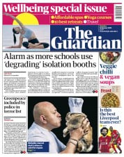 The Guardian () Newspaper Front Page for 18 January 2020